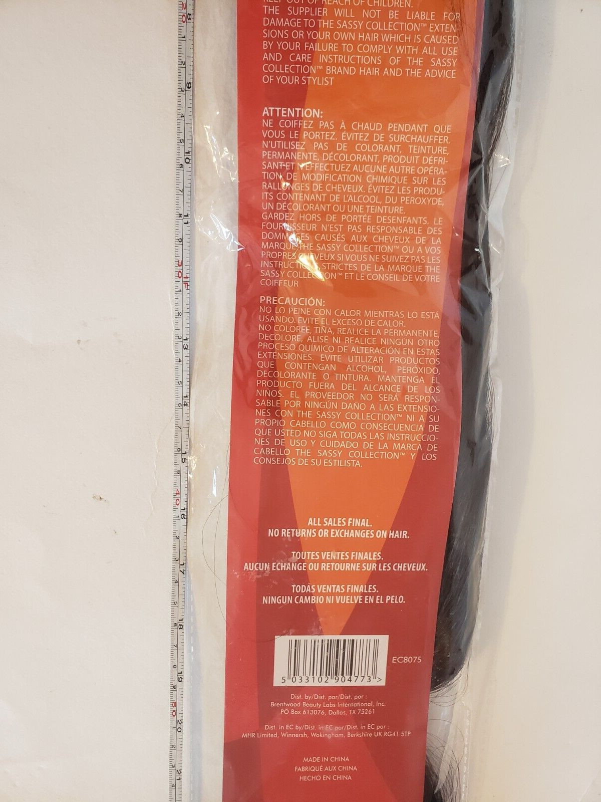 2 Hair Extension The Sassy Collection 100% Kanekalon Jumbo Braid Color # 4 Brown