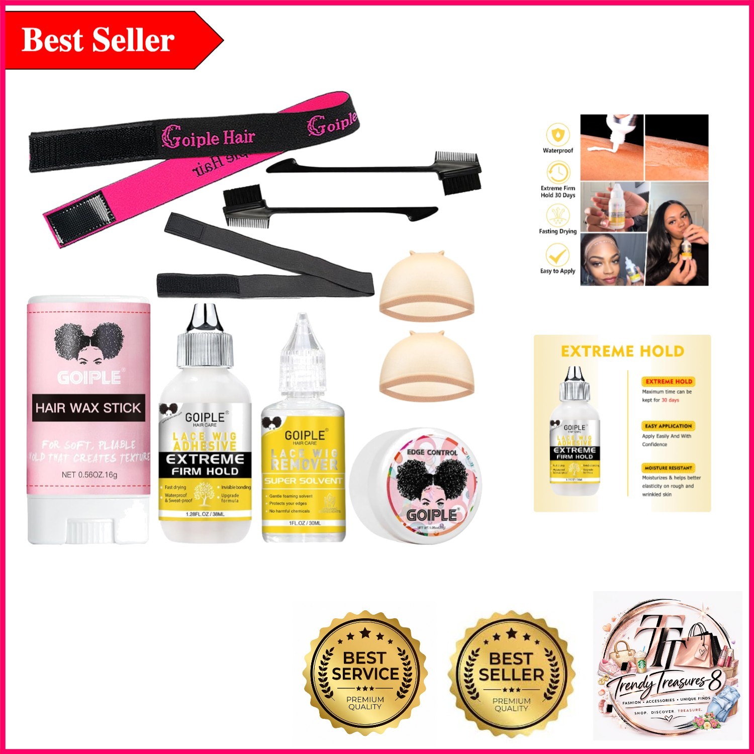 Ultimate Waterproof Wig Adhesive & Styling Kit