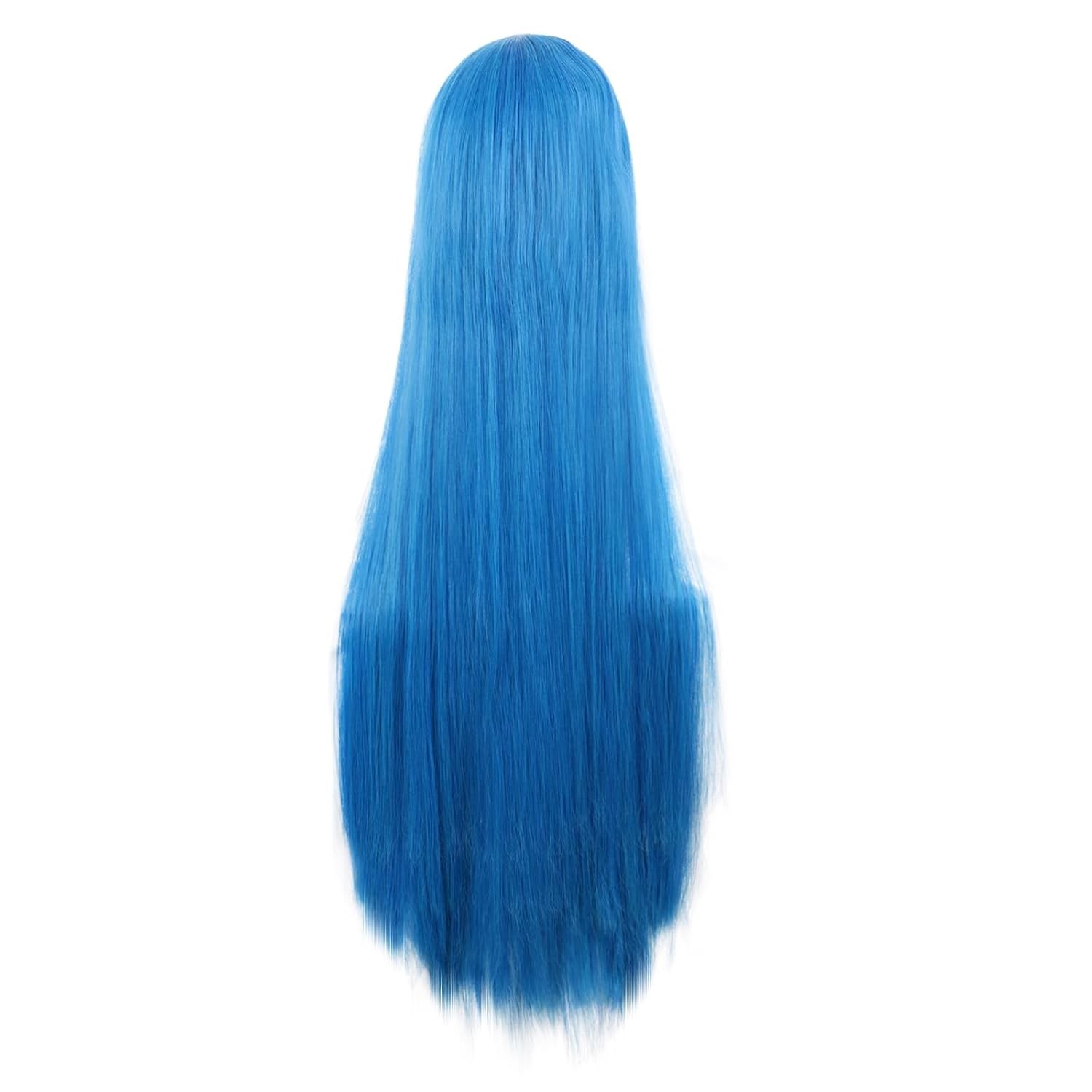 Anime Wig 40 Inch Long Straight Synthetic Cosplay Costume Party Hair 100cm