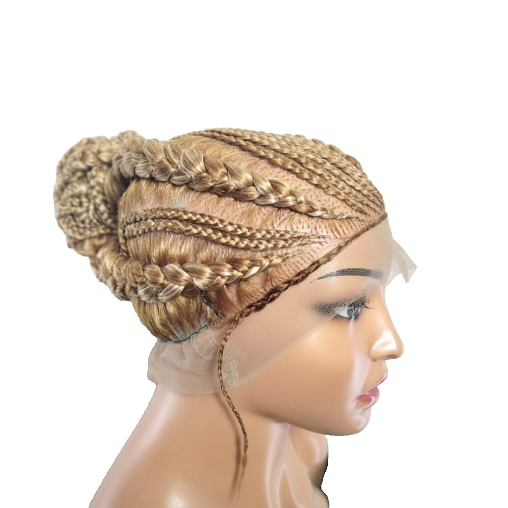 Braided Wig. Large Cornrow Braids. Full Lace with baby hair