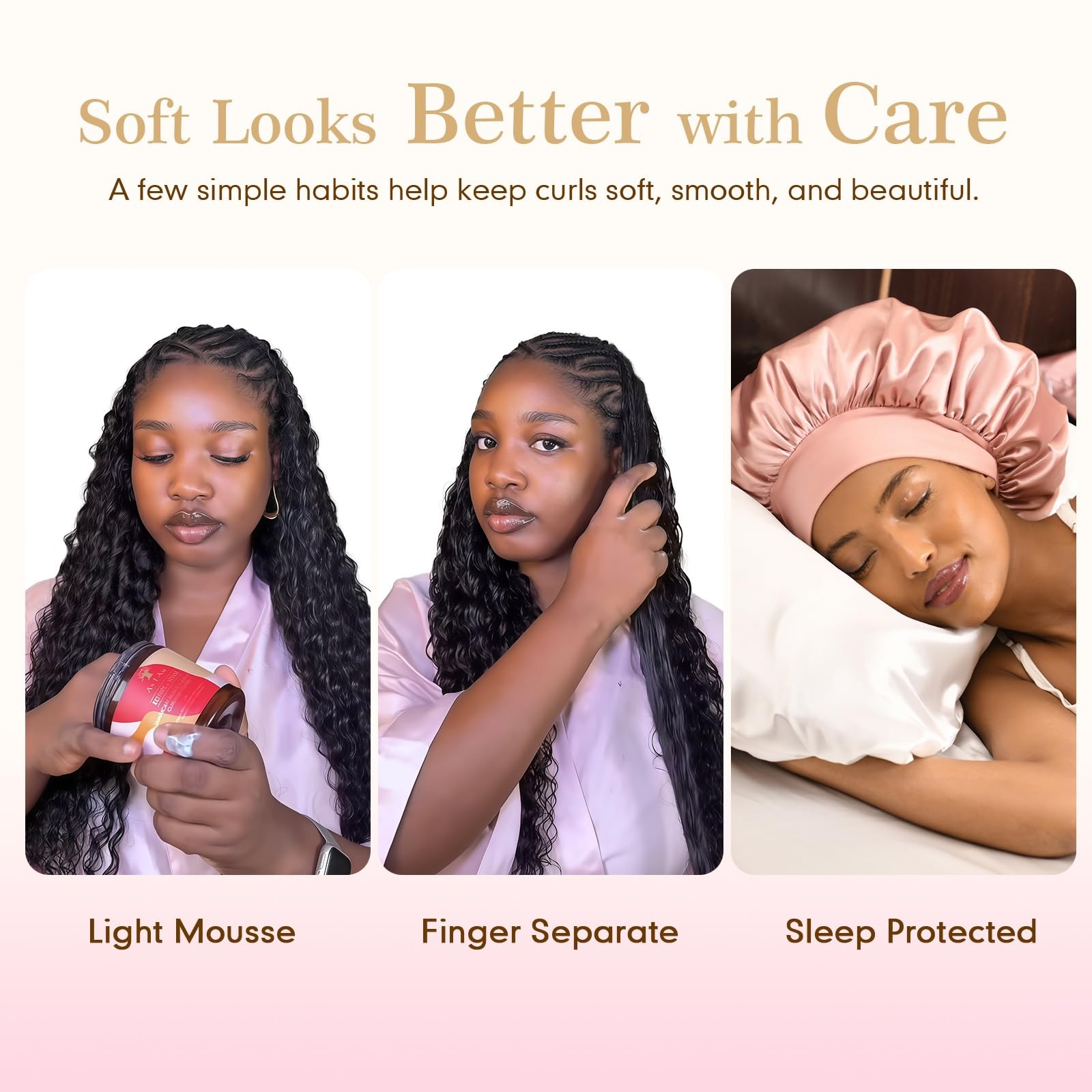 Sambraid Crochet Hair For Black Women Feather Crochet Hair Deep Wave Miracle