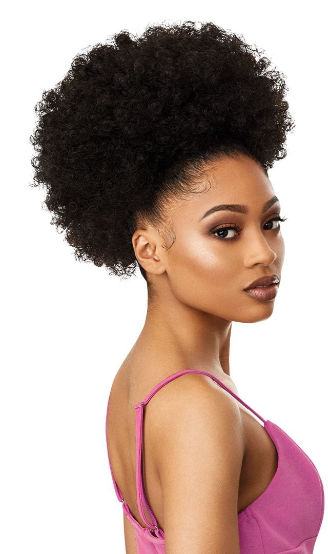 Outre Pretty Quick Premium Synthetic Fiber Pony- AFRO LARGE