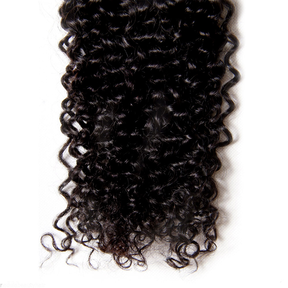 Remy Human Hair Jerry Curl Unprocessed Brazilian Virgin Natural color 1&3 Bundle