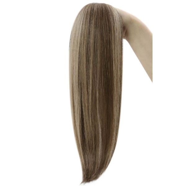 Sunny Hair TAPE-IN 16in Brown/Blonde Straight Human Hair Extensions TP_P4-27 50G