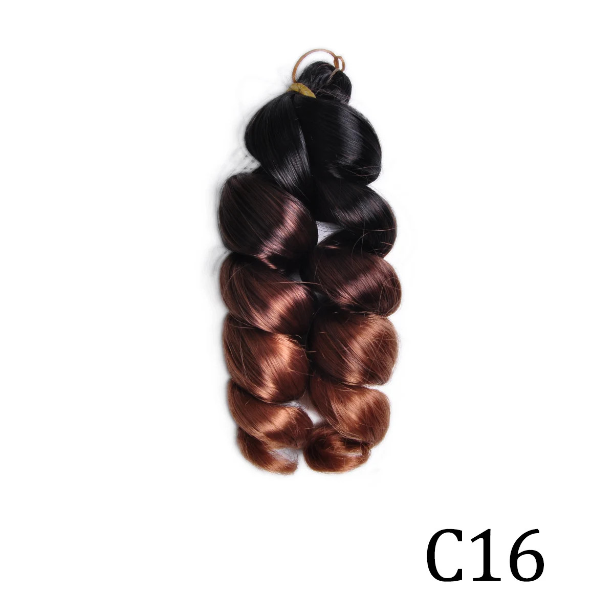 Bouncy Loose Curly Pre Stretched Braiding Hair Synthetic Easy Braid Crochet