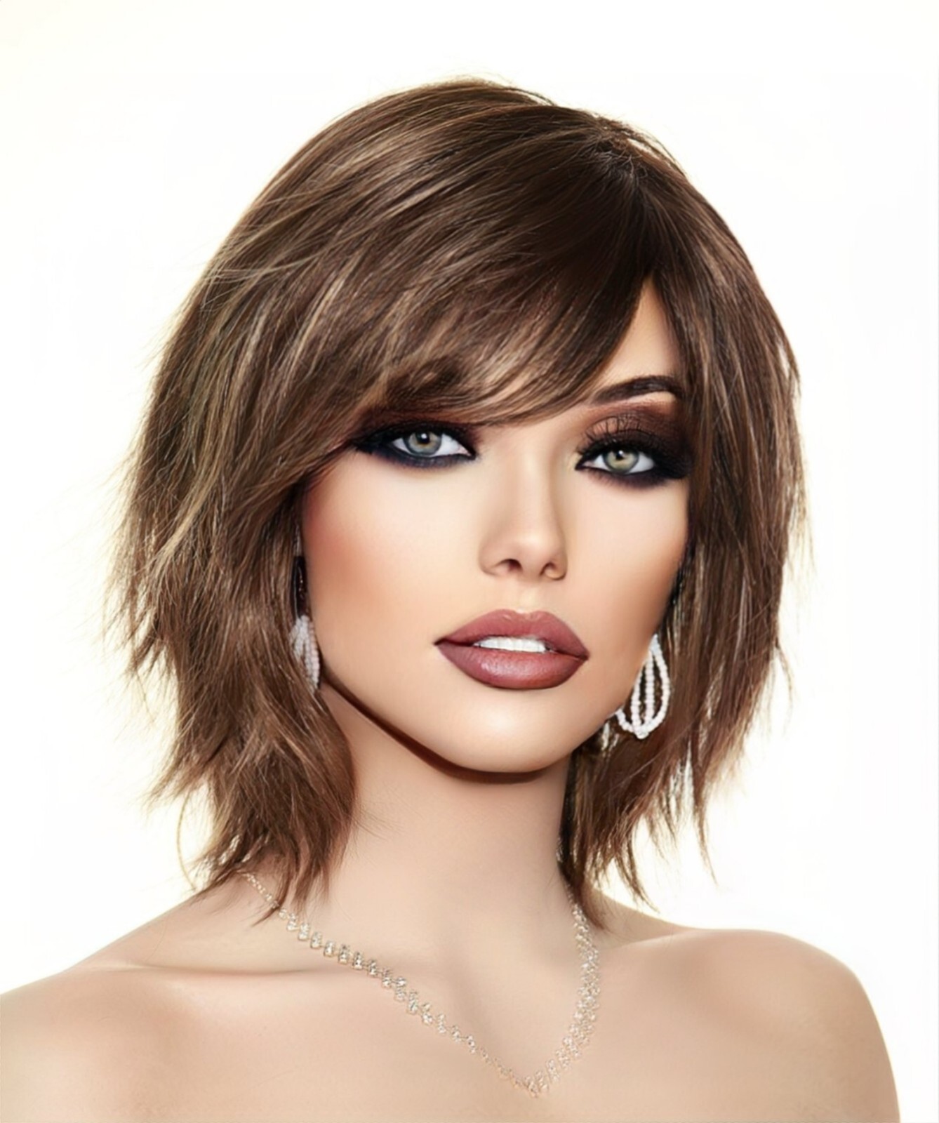 Jones | Classique | Estetica Wigs | Short Choppy Texturized Waves | CKISSRT4