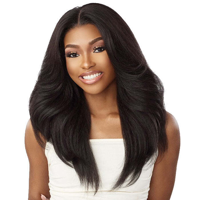 Sensationnel Curls Kinks HD 13×6 Lace Front Wig – KINKY LAYERED BLOW OUT 22″