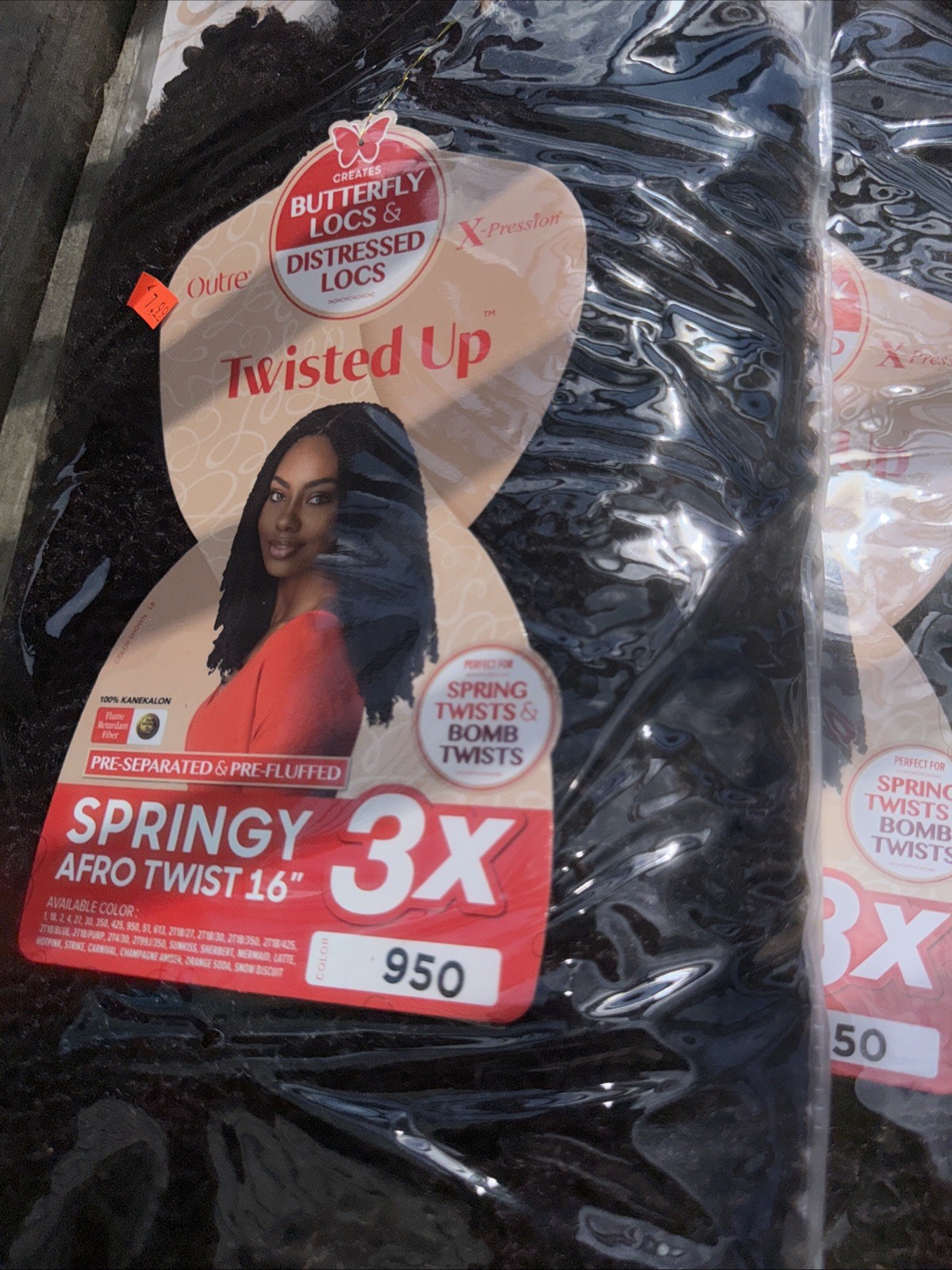 Outre Hair Expressions Springy Afro SprinTwist Crochet and Braiding Hair No 95o