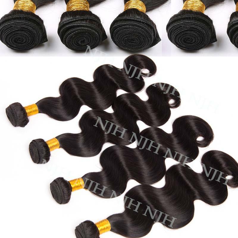 Thick 100-300g 1-3 Bundles 7A Unprocessed Brazilian Virgin Human Hair Cheap C151
