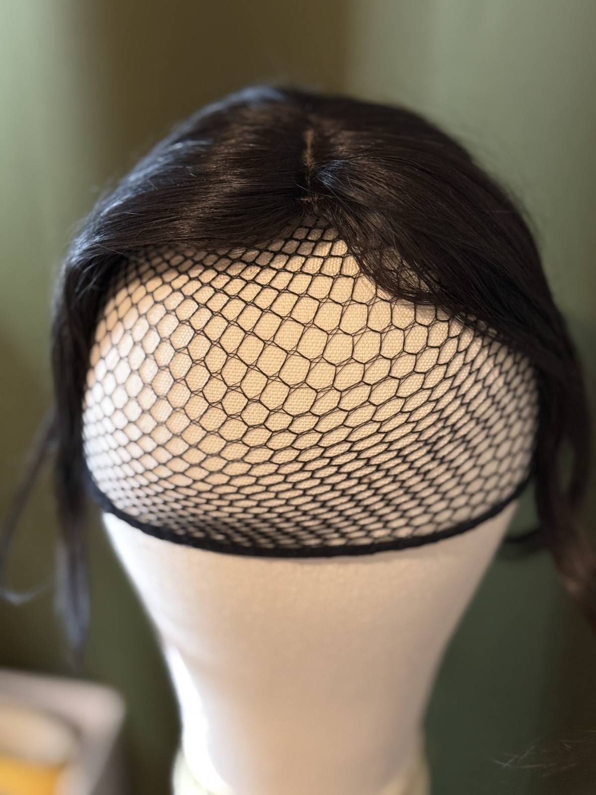 Dark Brown Hair Topper Clip In Crown Volume Wavy Natural Look Women New