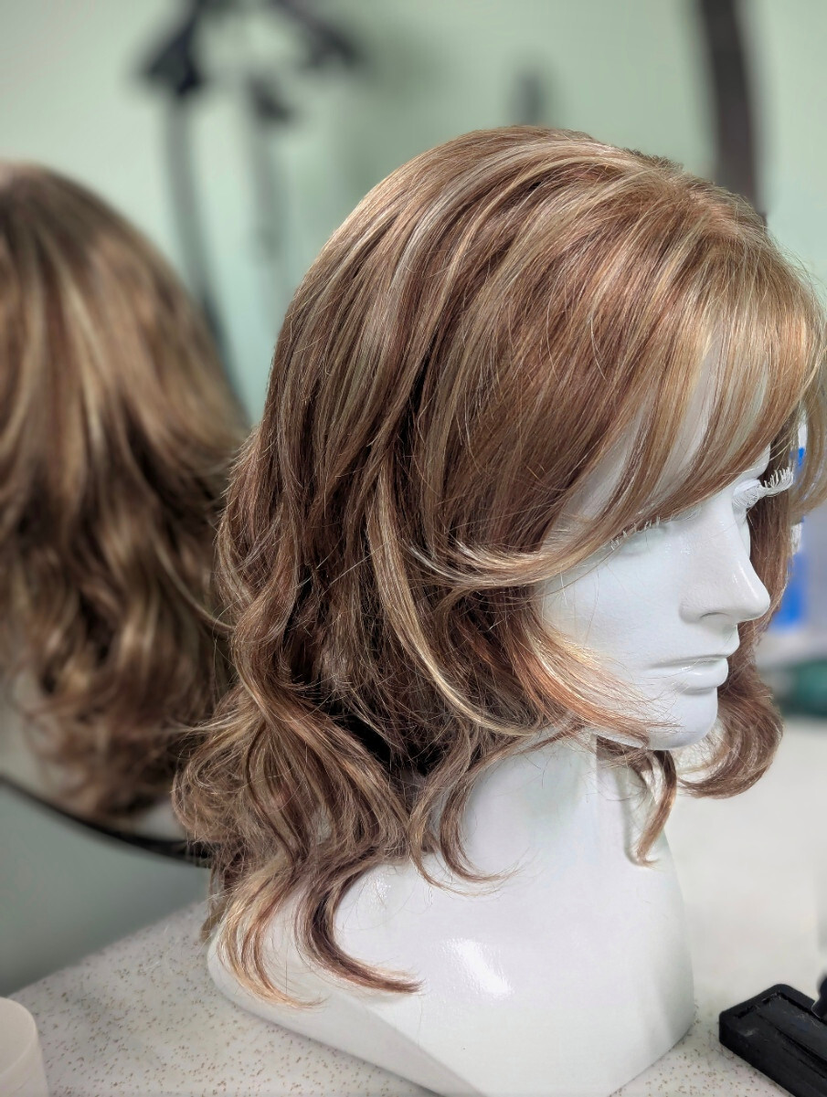Handtied MonoHenry Margu Like Harper color 88H Highlighted Srawberry Blonde