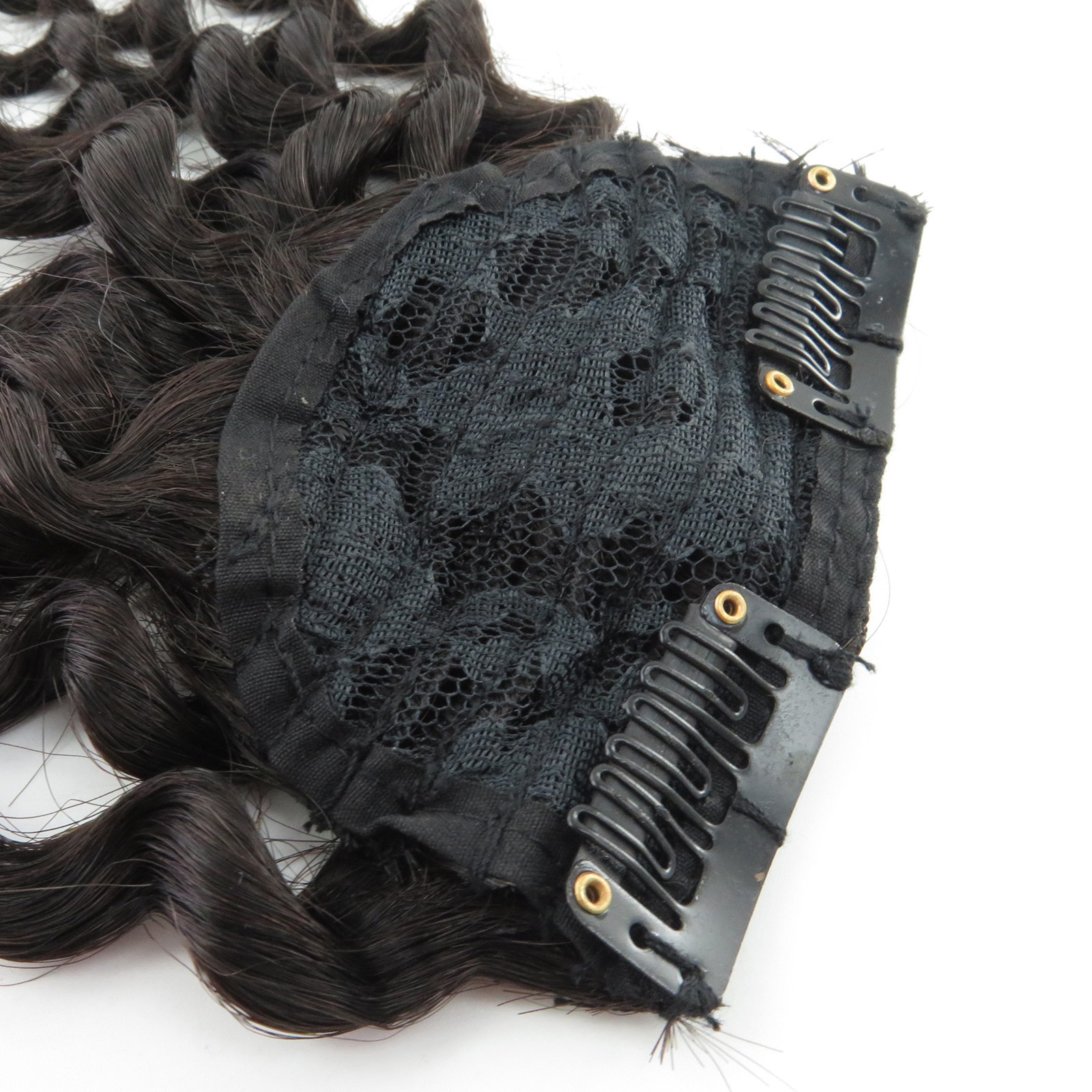 Clips on Jerry Curly Hair Bangs Clip in 100% Human Hair Front Bangs For Women