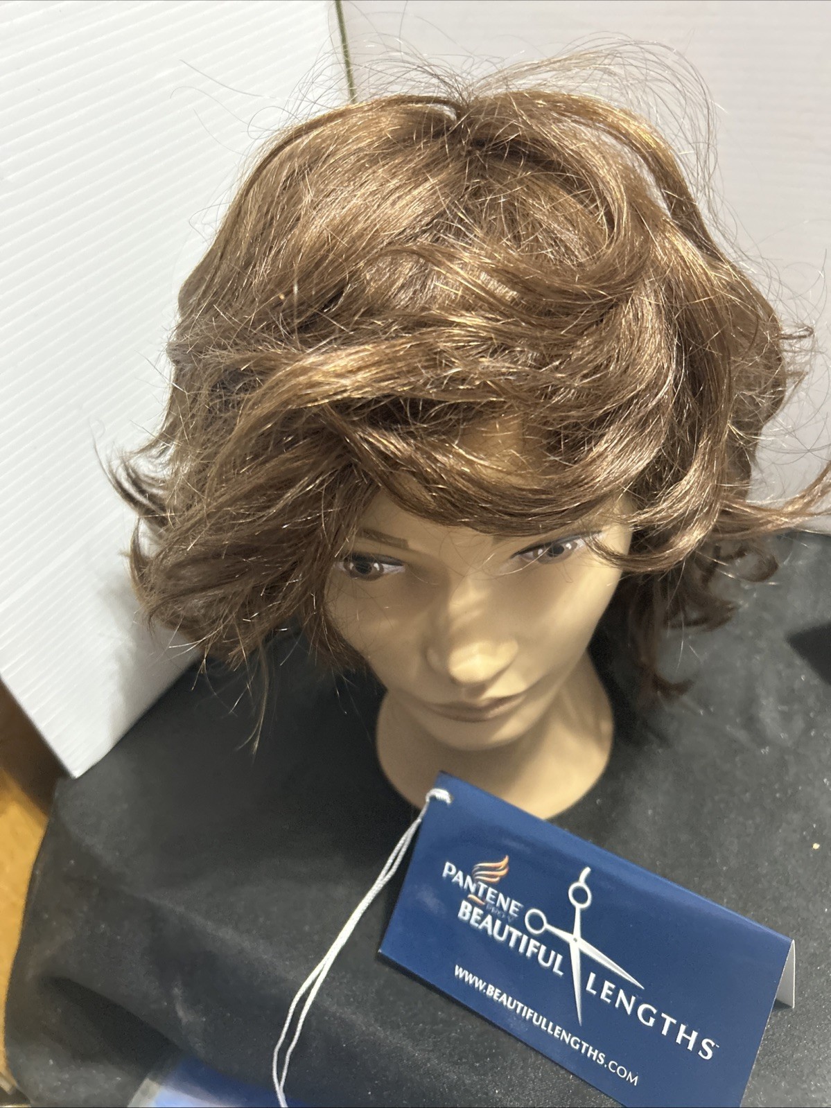 NWT Pantene Expressions Petite Average Dark Cinnamon Human Hair Wig