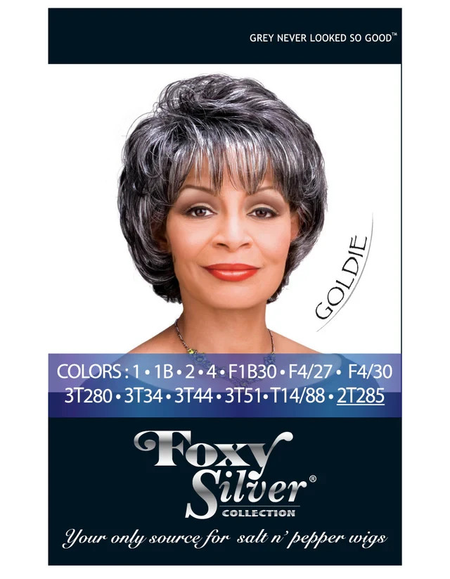 Foxy Silver GOLDIE Wig, Stylish and Natural-Looking Synthetic Wig