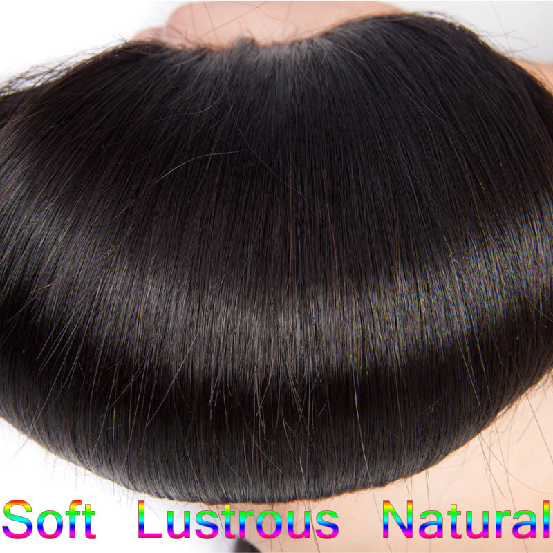 7A Brazilian Virgin Human Hair Weave Weft Straight Body Wave 3 Bundles Color LC