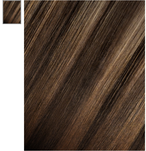 Bellami Flex weft 24 INCH 175g BROWN COLLECTION.