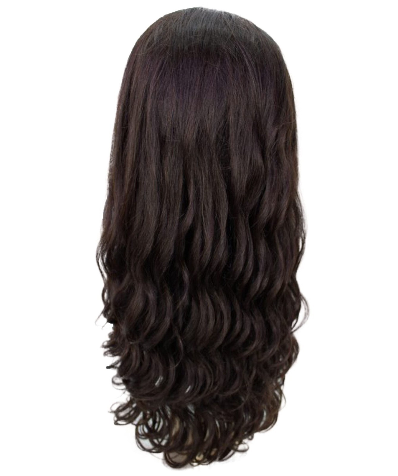 LUXLUXE Mandisa Wavy Layer Lace Front Human Hair Wig,13×6 hd Lace,BLH-0001