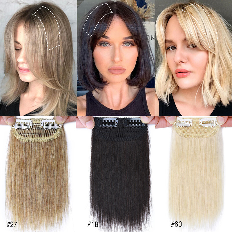 Highlight Mini Hair Pad Clip In 100% Remy Human Hair Extensions One Hair Piece