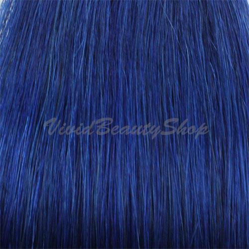 25 Blue Pre Bond I Stick Tip Micro Bead Link Tube Remy Human Hair Extensions 22″