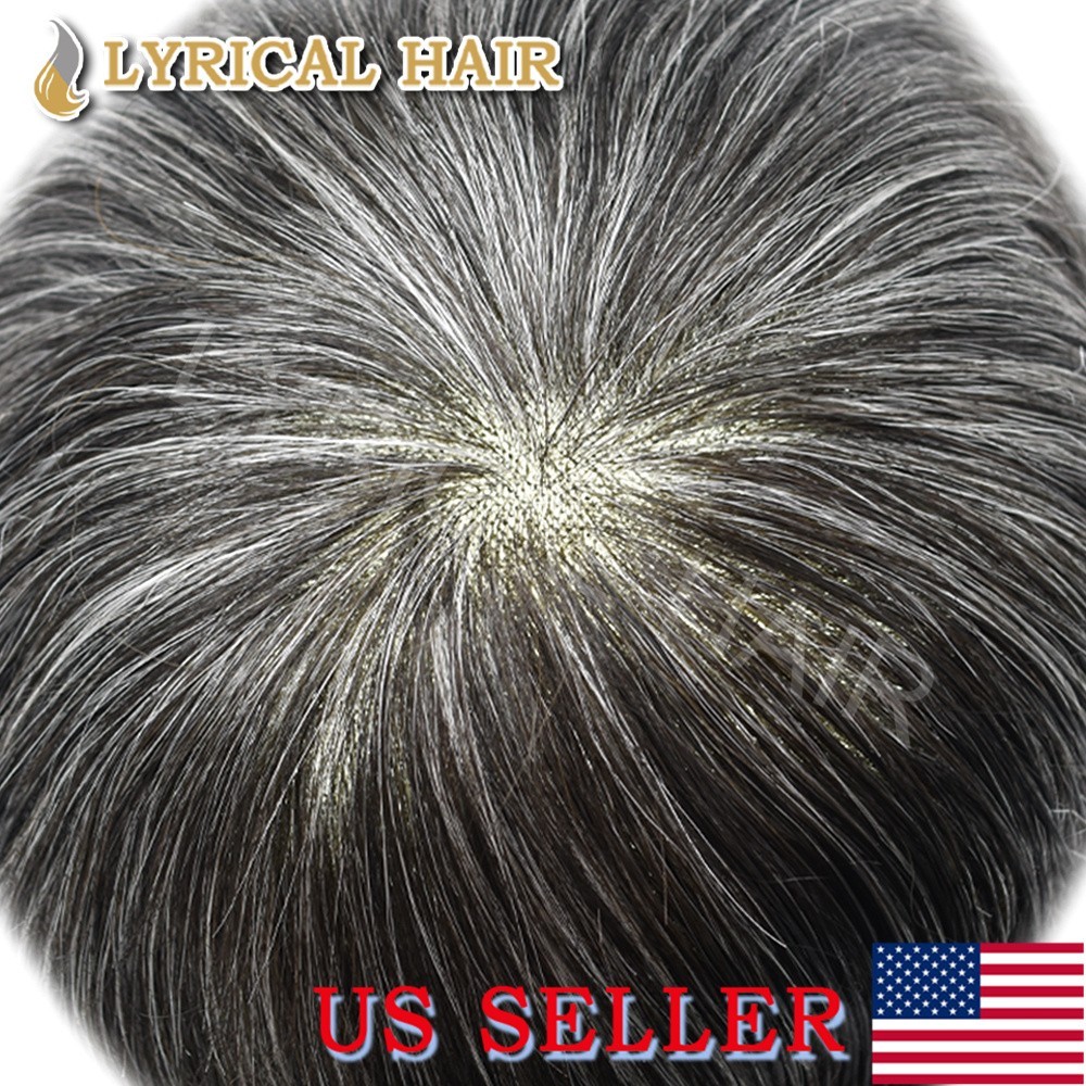 Lyrical Hair Mens Toupee Fine Mono Lace Human Hair System Monofilament Hairpiece