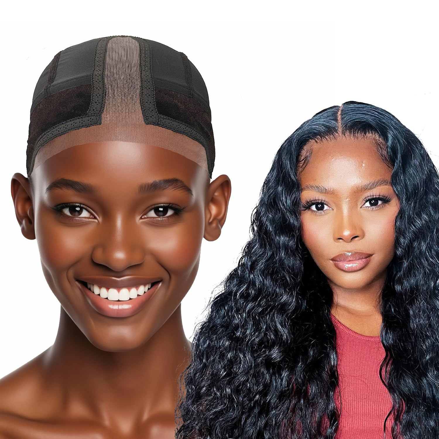 Wig Grip Cap for Women – Non Slip, Adjustable Wig Caps Holds Glueless Wigs Secur