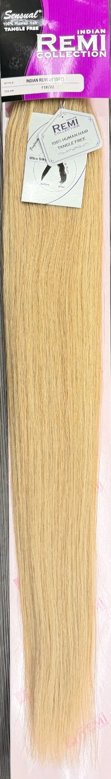 Sensual Indian Remi Human Hair Extension 26″ Silky Straight #18/22 Blonde Blend