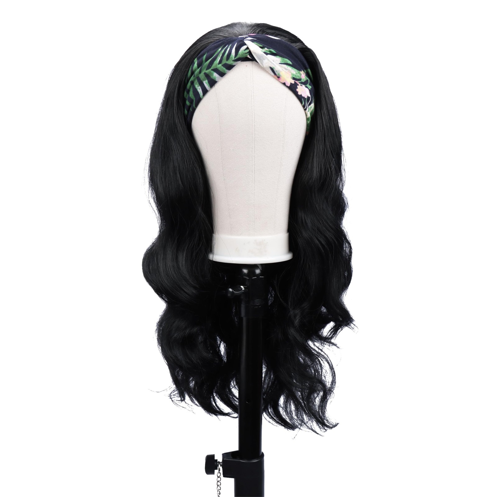 Glueless Headband Wig Long Black Body Wave Headband Wigs for Black Women Synt…