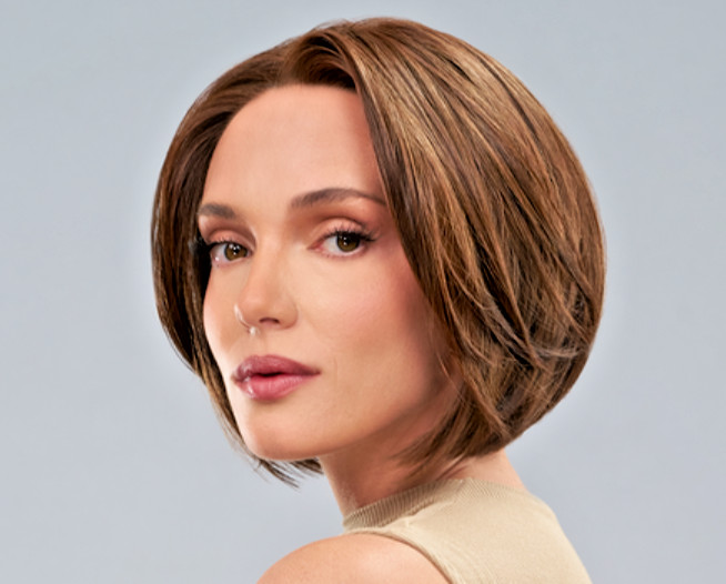 DAWN Wigs Jon Renau -Message Color B4- Mono Top+Lace Front+Heat Resistant