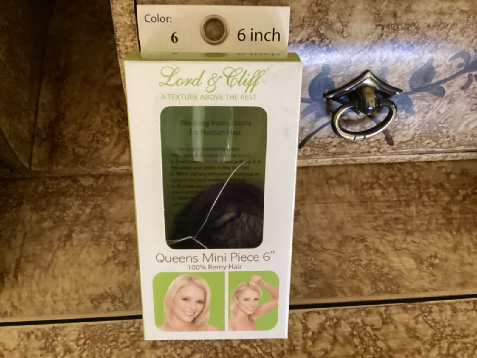 Lord & Cliff 100% Remy Clip-In Hairpiece QUEENS MINI PIECE 6 Inch (color 6)