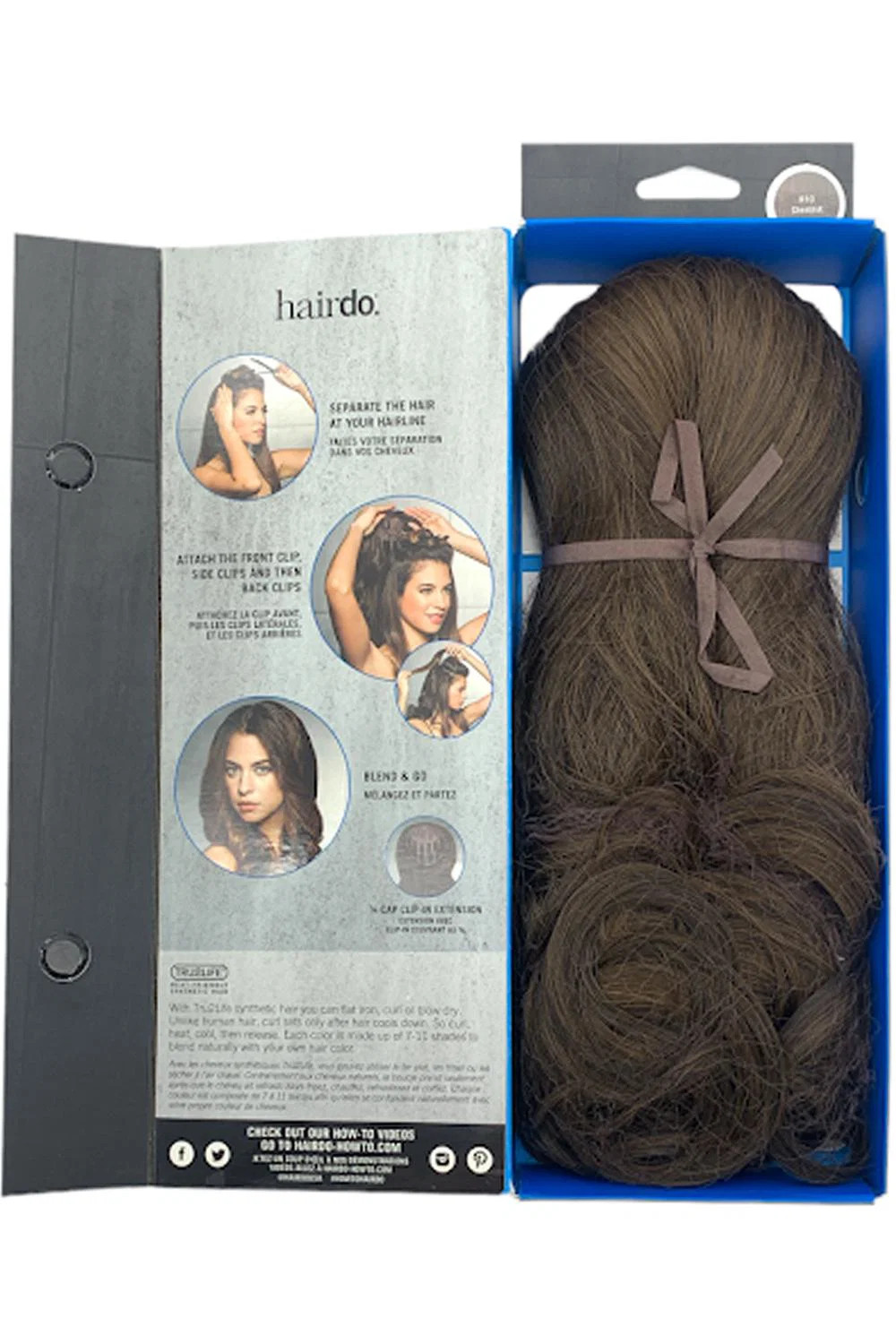 Hairdo 16in Grand Extension 3/4 Cap Clip-in Extension Chestnut