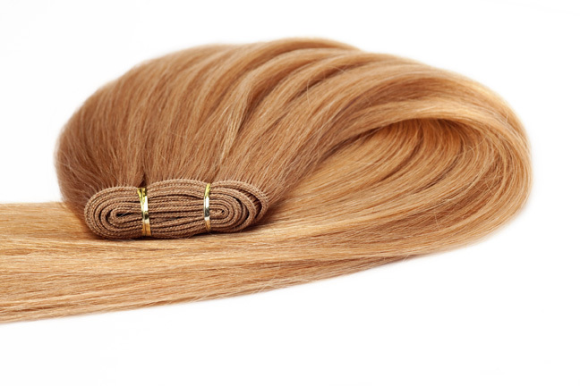 24″ European 100% Human Weft Hair Extensions Double Drawn 50g Black/Brown/Blonde