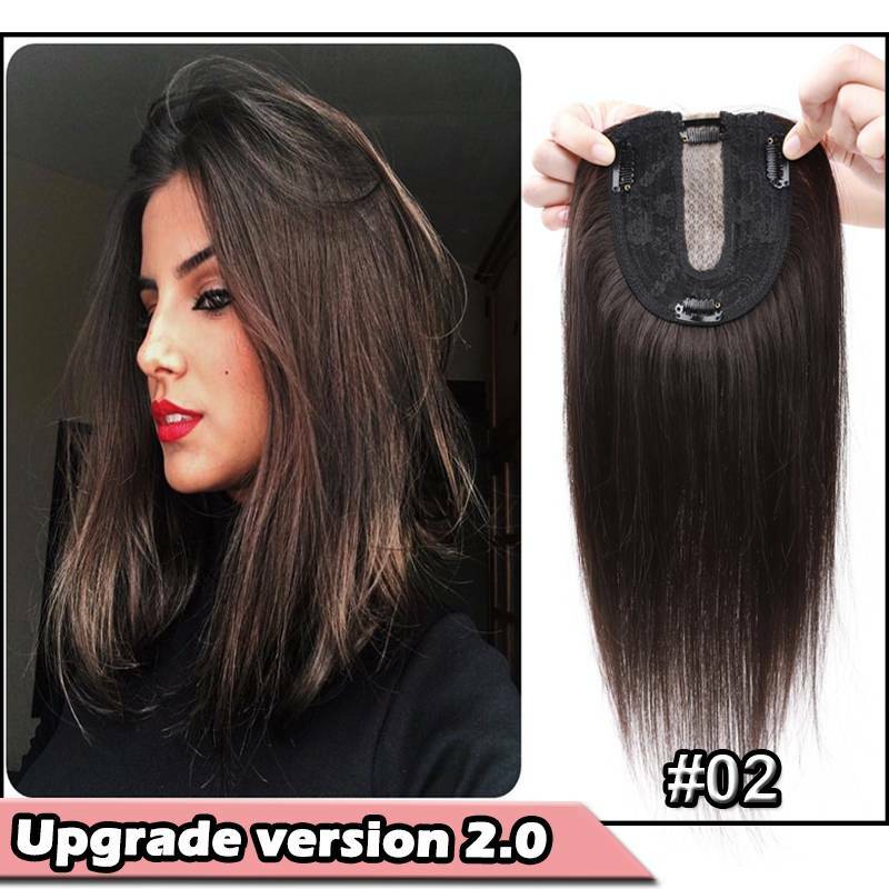 Best Quality 7A Hair Topper For Women Blonde Free Clip In Topper Wig HG