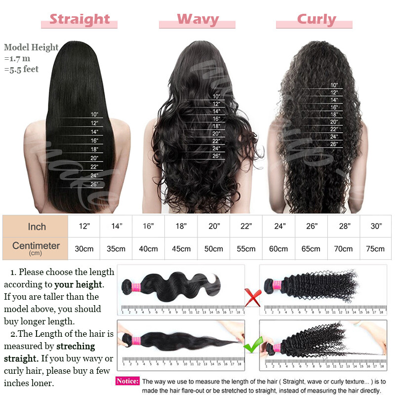 100% Virgin Remy Human Hair Extensions Sew in Bundles Weft Weave 300G FULL HEAD