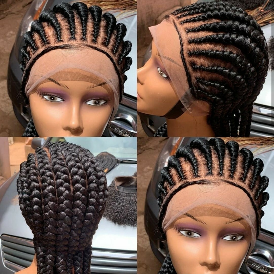 Braided wig: full lace Handmade Cornrows braids,PRE-ORDER ONLY.2-3WEEKS. Loc USA