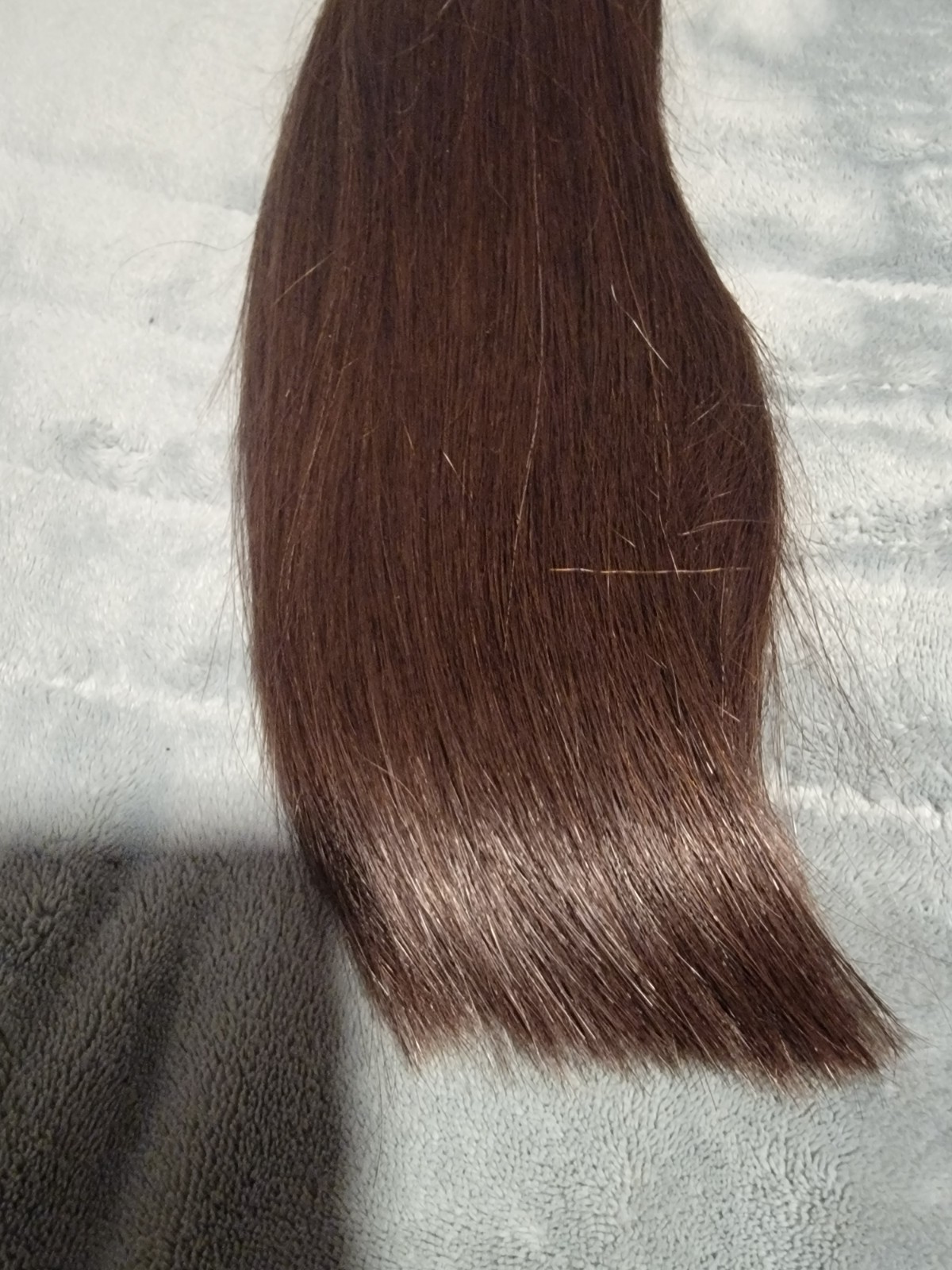 Sew in Double Weft Human Hair Straight Extensions 9 Inch 100g #2R-Dark Brown