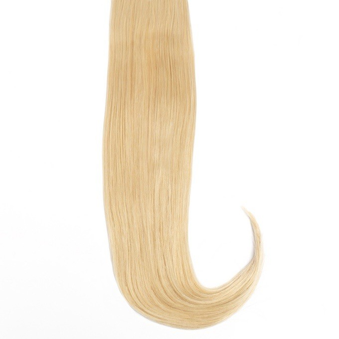 Hot Heads 100% Human Remy Tape Extensions Color #24 18-20 Inches Blonde
