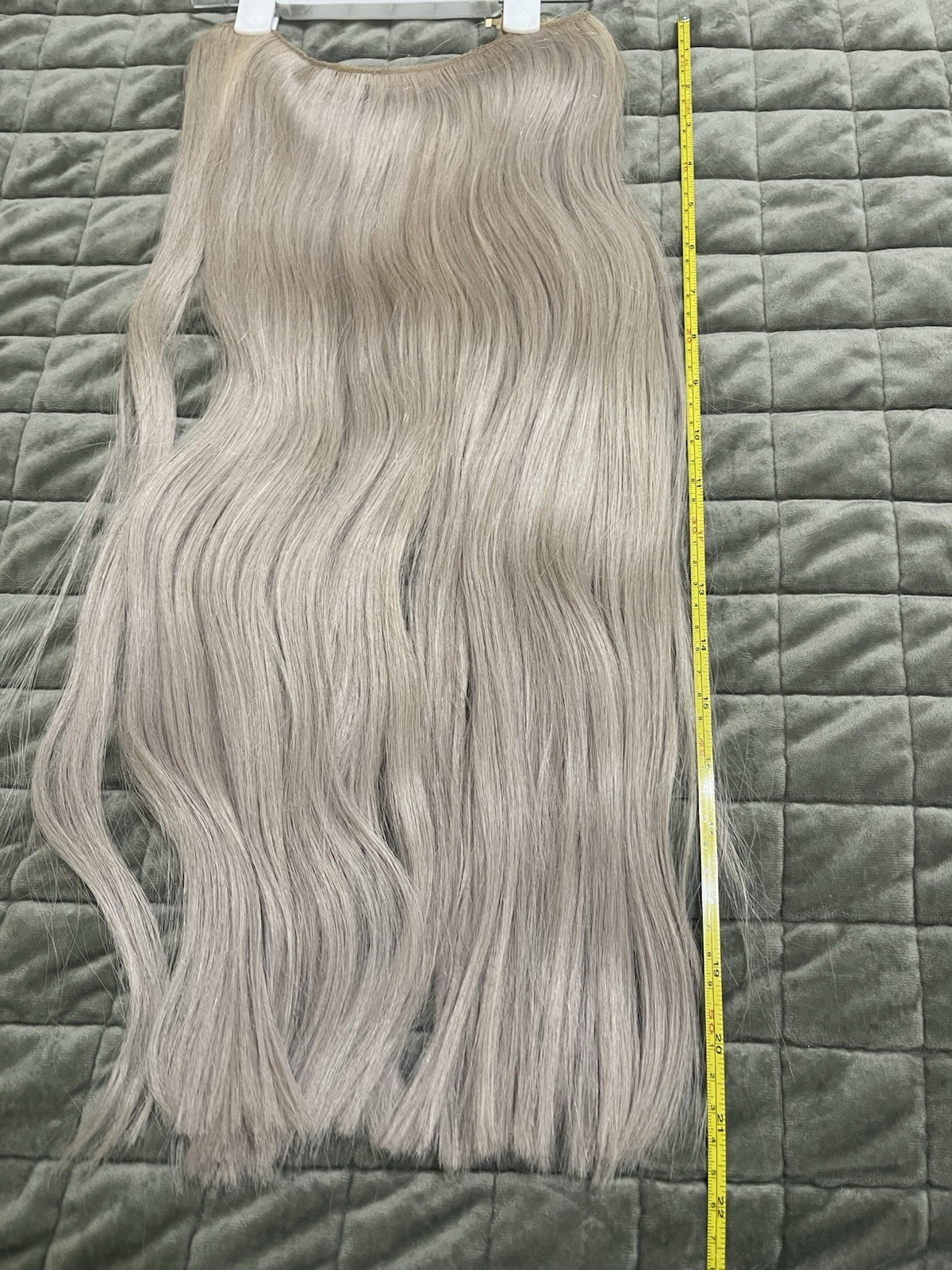 Hidden Crown Halo Extension 20” Inches  # 58 Sterling Plus Fringe Bang