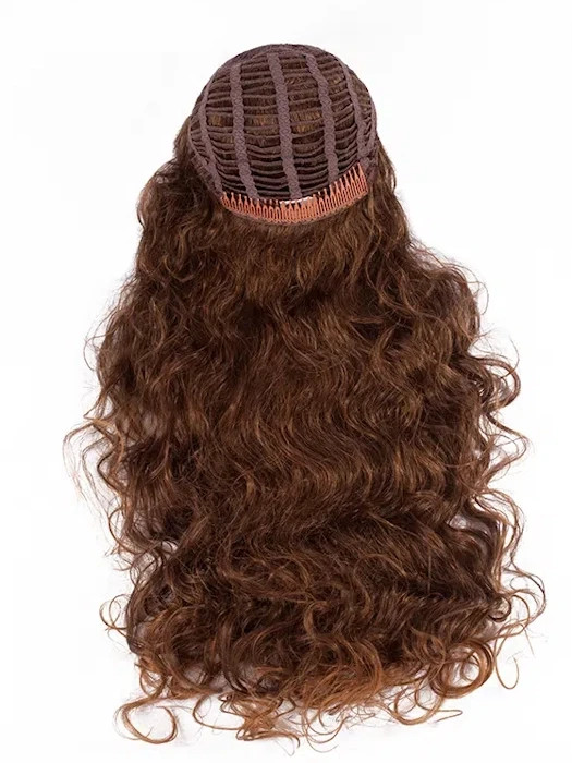 Glamour Girl 3/4 Wig/Top Piece by Aspen Long Curly – CLEARANCE COLOR 88B
