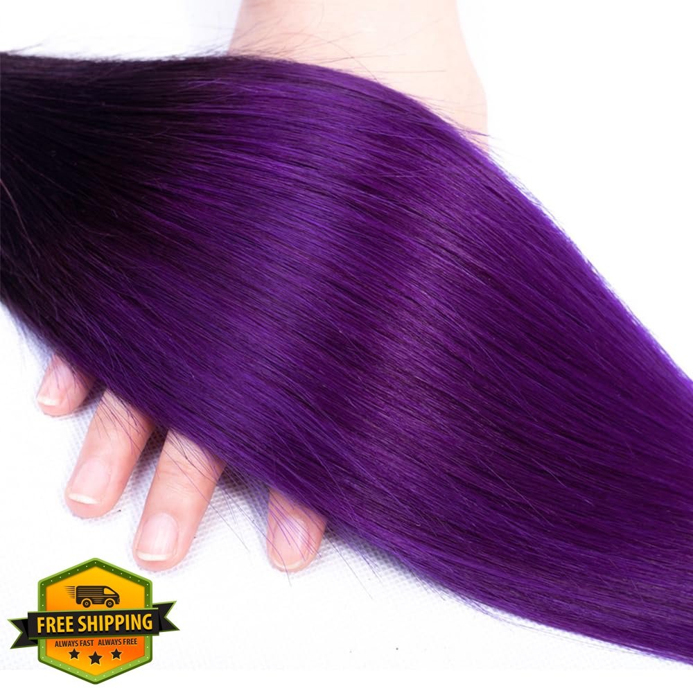 NecvDcvs Purple 22 26″ 3pk Straight Bundles