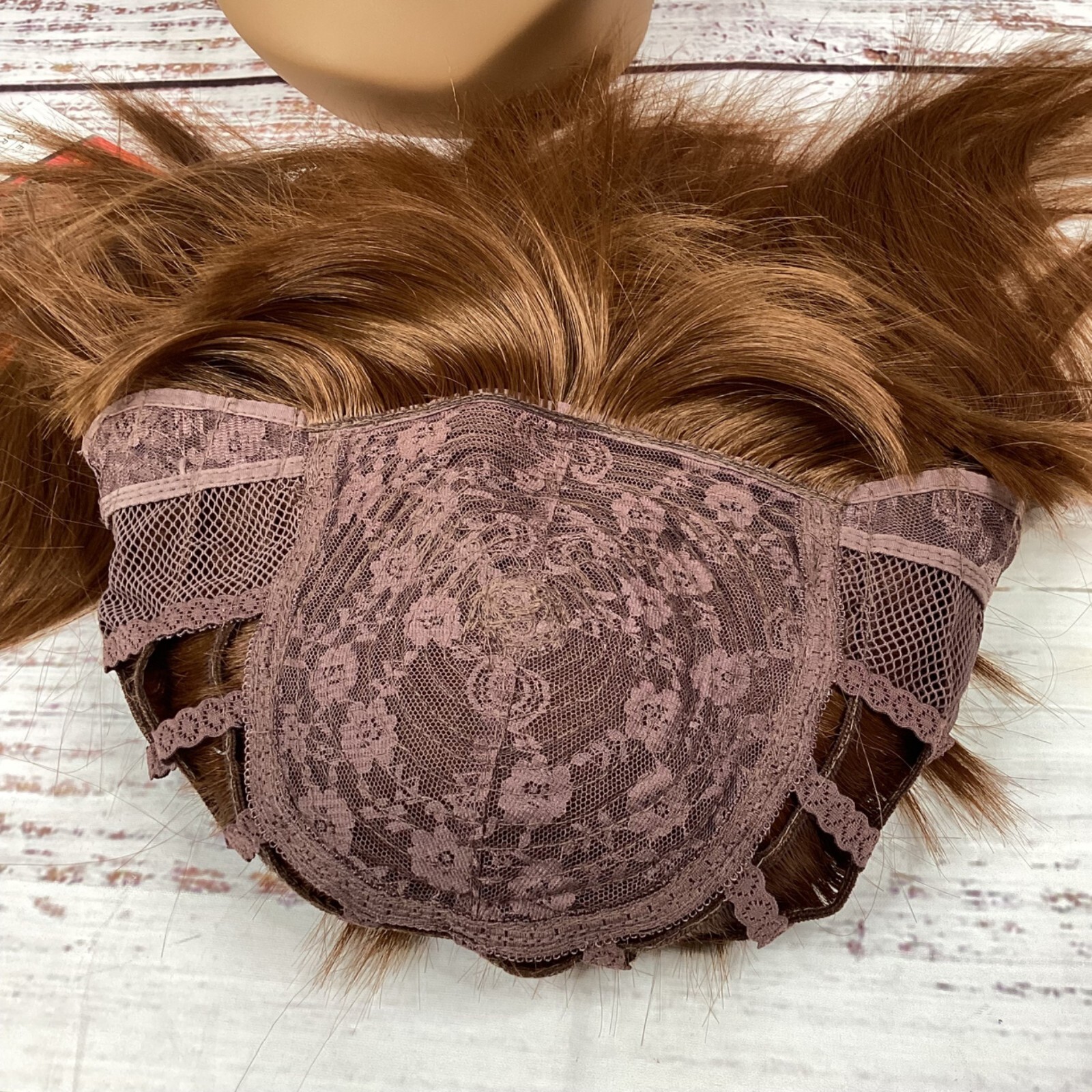 Italian Straight Wig #30 Honey Brown Long w/ Bang Adjustable Cap Synthetic