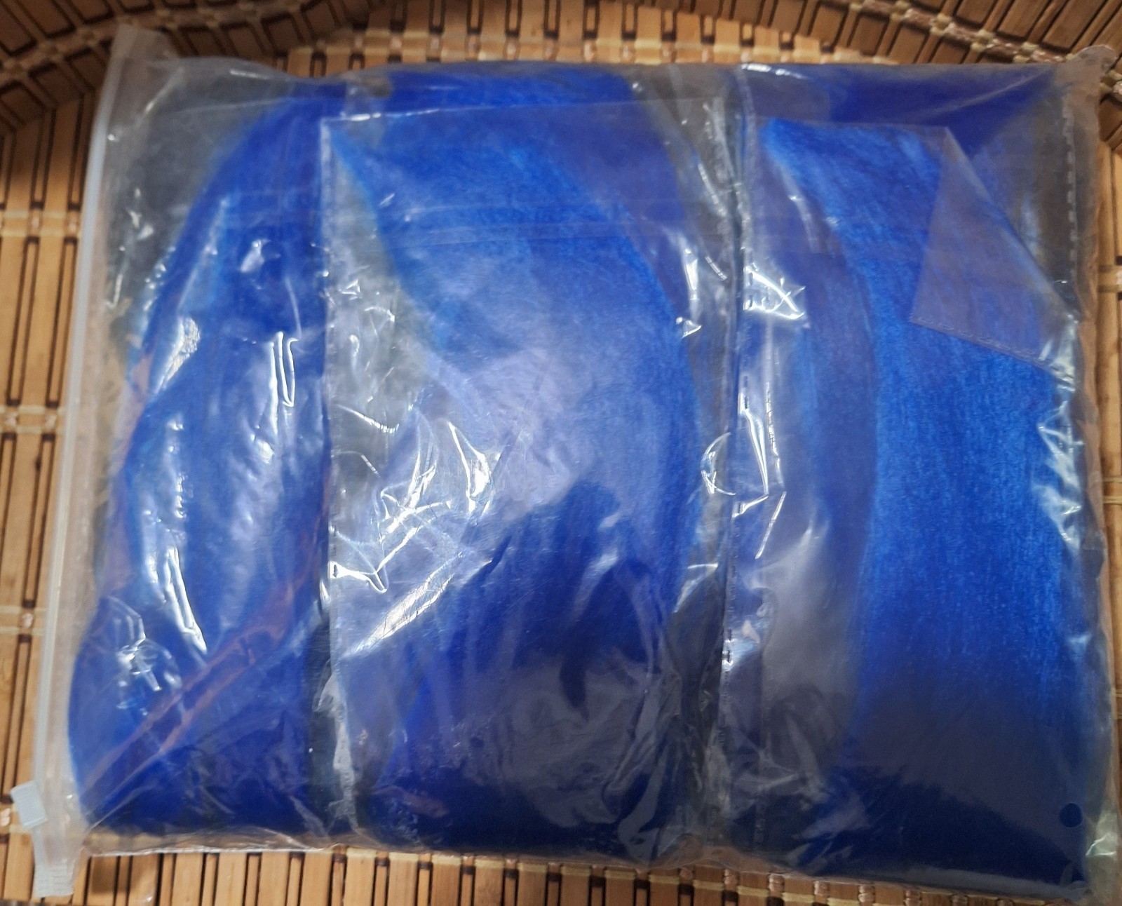 Pre Stretched Braiding Hair 22 Inch 8 Pack 1b/Blue Ombre