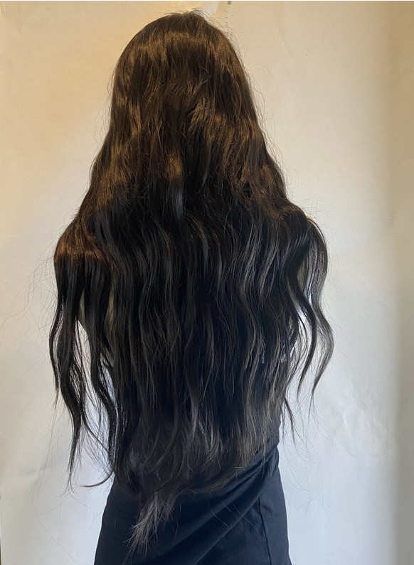 JORDYN WOODS EASILOCKS BODYWAVE LACE U-PART 24″ 200G DARK CHOCOLATE HAIR
