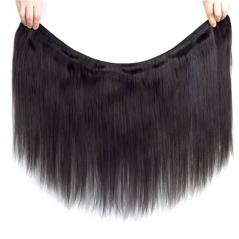 Raw hair double Draw Straight full end Unprocessed 100 Human Hair natural black