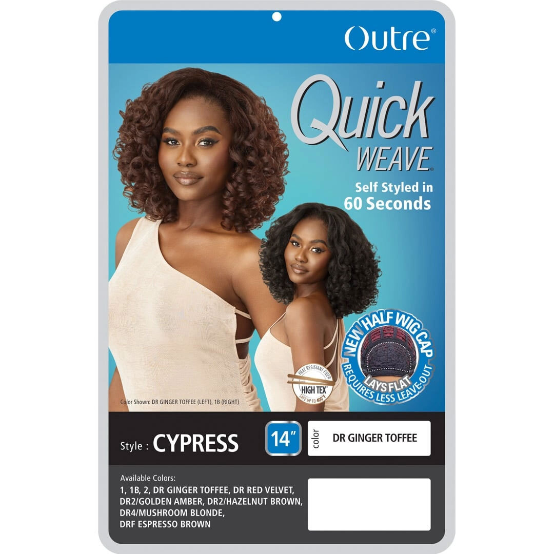 Outre Synthetic Half Wig Quick Weave – Cypress