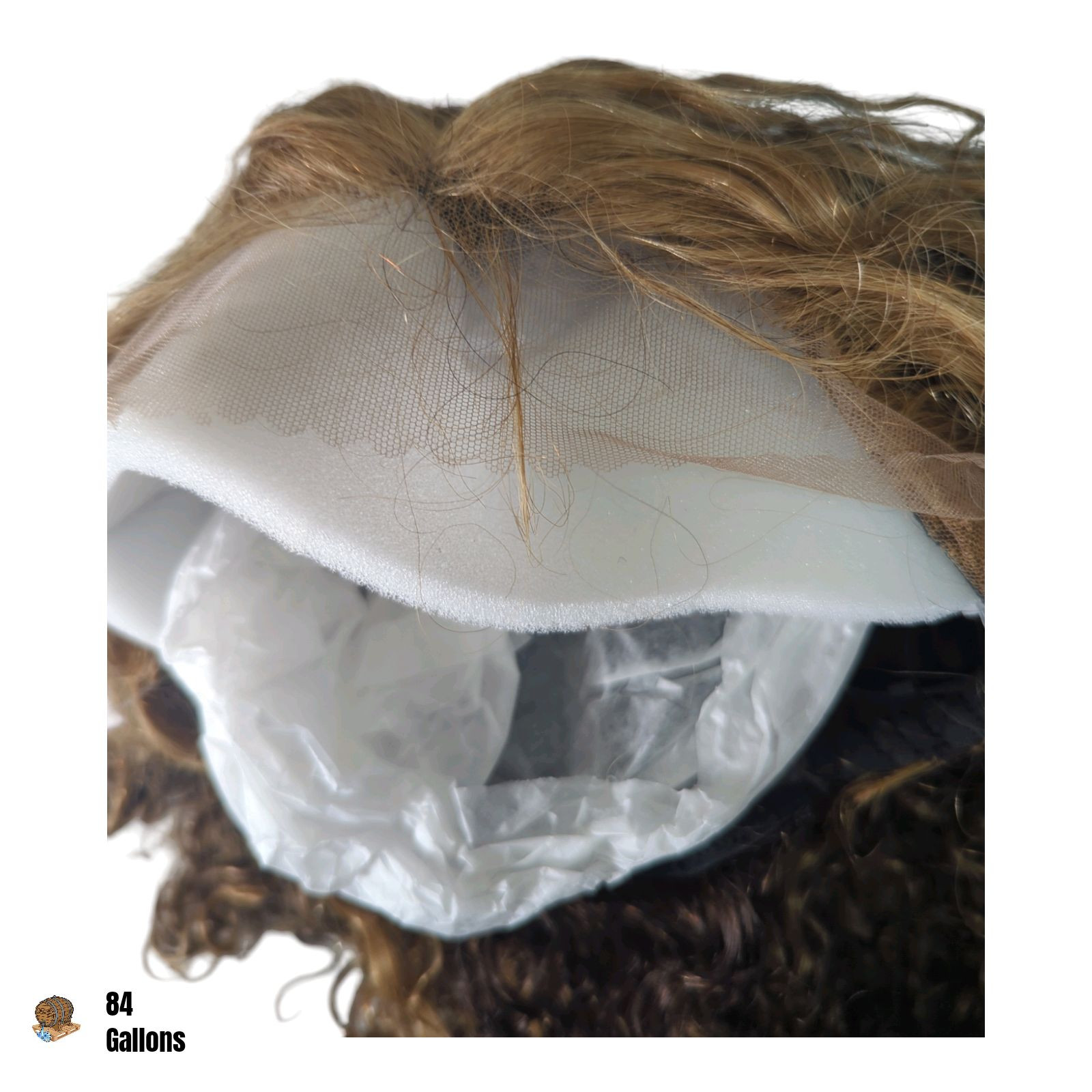STYLE ICON Pl4/27 12 inch Human Hair Wig Short Curly Deep Wave with T-Part