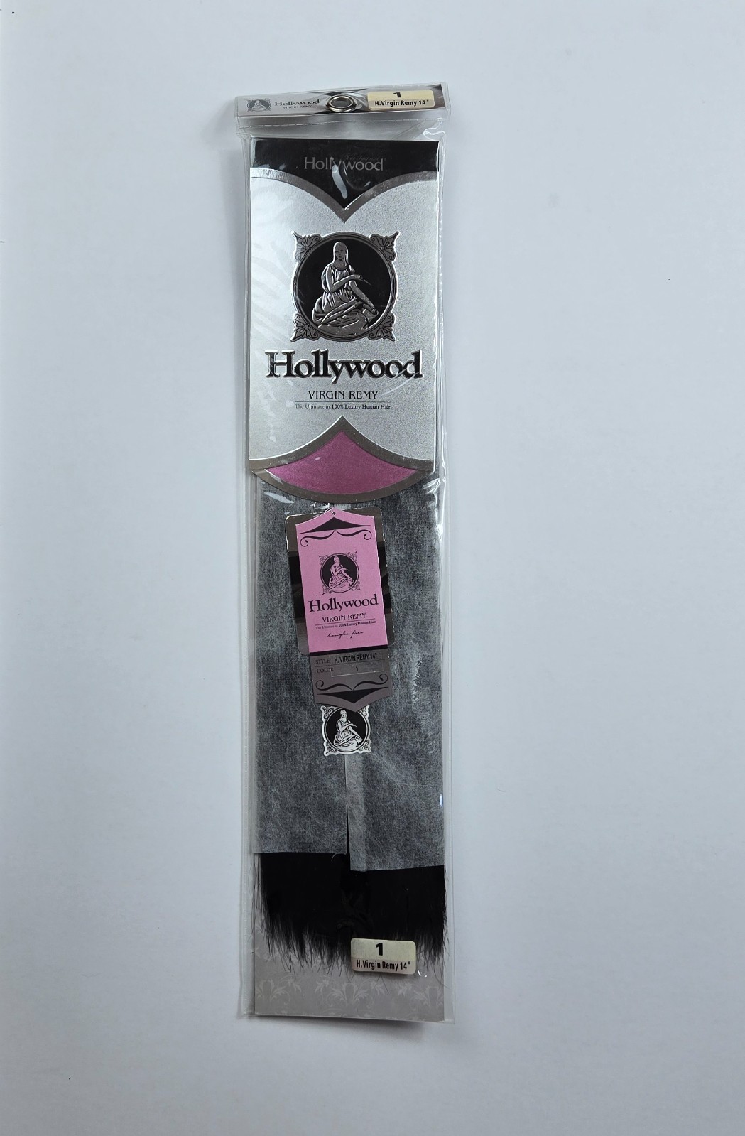 Hollywood Virgin Remy Weave 14″ #1