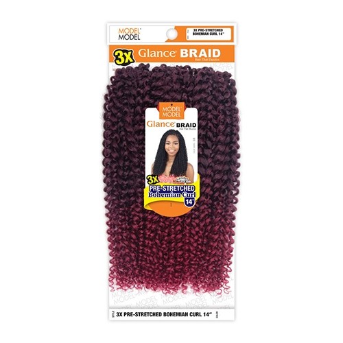 3X Pre-Stretched Bohemian Curl 14″