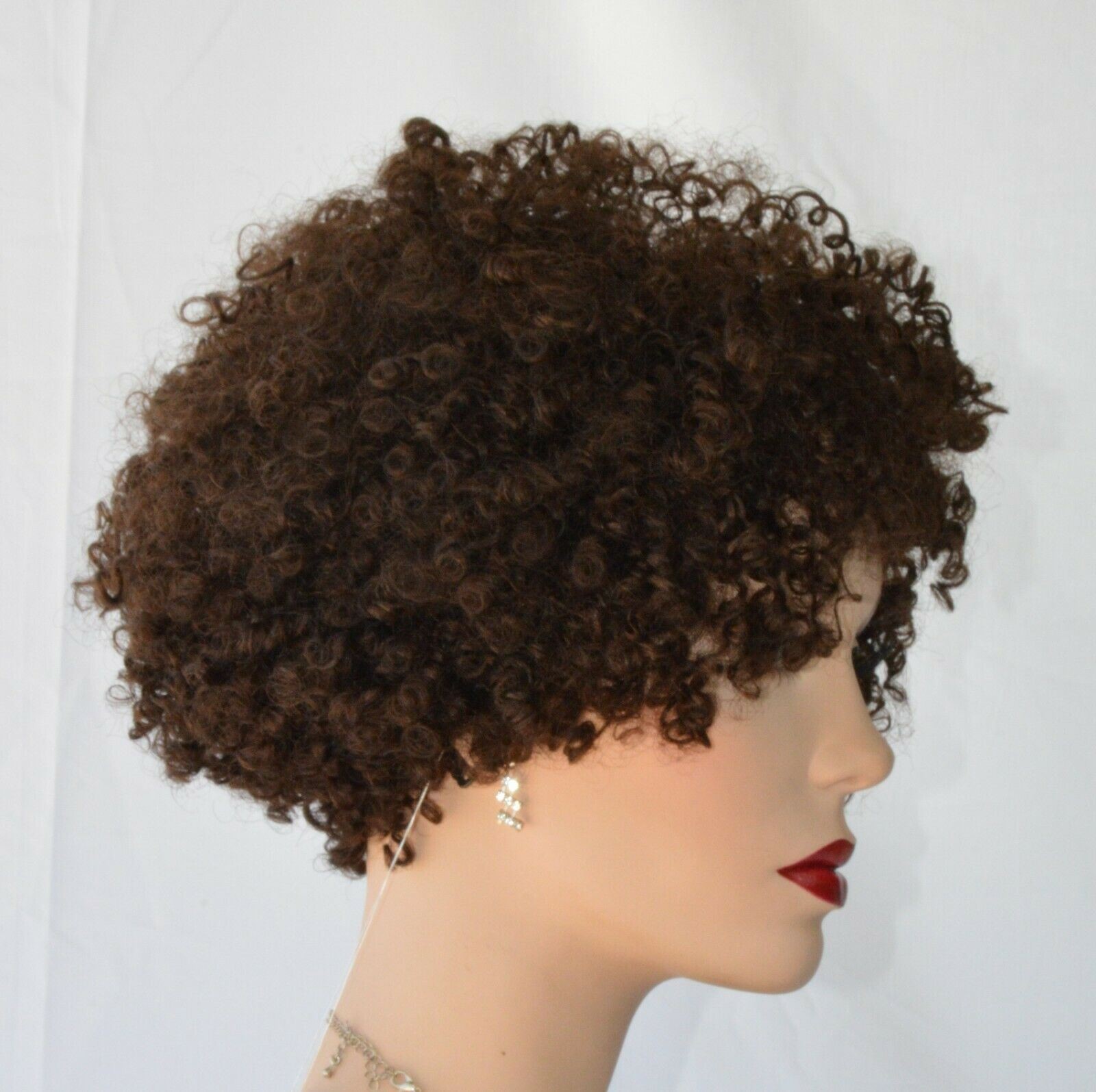 KEONA 100% Human Hair Kinky Curl Wig by Sepia Color #4 -LAST ONE – DISPLAY