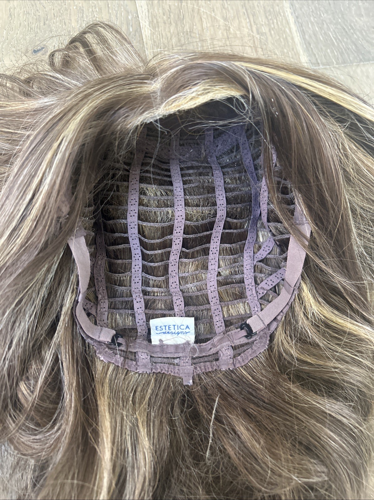 Estetica Wig Women Lochlan Caramel Kiss Mono Top Lace Front Trimmed Length