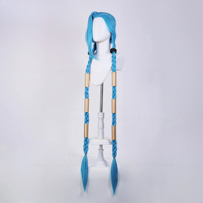Cosplay Wig Long Braided Cannon Wig Braid Heat Synthetic Hair Anime Wigs+WigCap